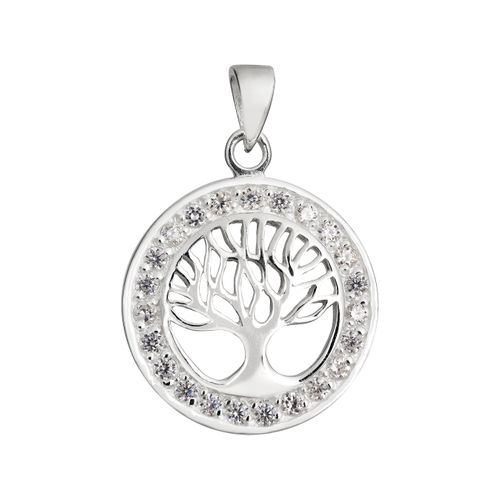 Stunning Crystal Tree of Life Pendant